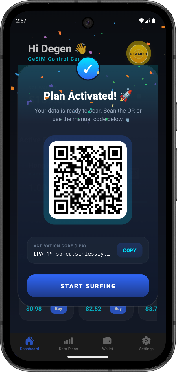 GeSIM Ready for Departure